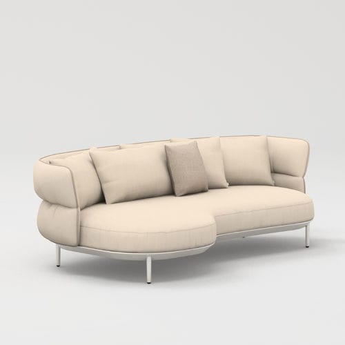 Chaise longue contemporaine - AMBA - POINT - en mousse de polyuréthane / en aluminium peint / en aluminium