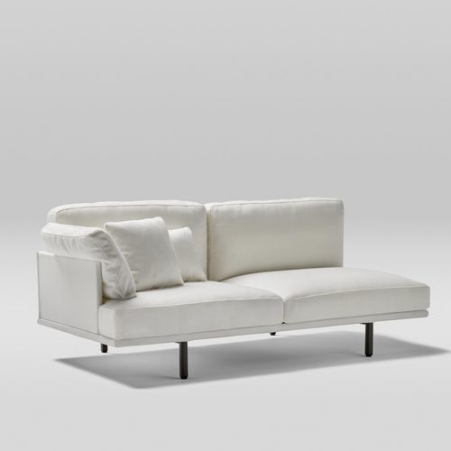 Canapé contemporain - LONG ISLAND - POINT - en tissu / en mousse / en mousse de polyuréthane