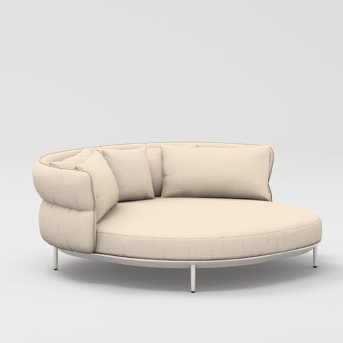 Fauteuil contemporain - AMBA - POINT - en mousse de polyuréthane / en acrylique / en aluminium