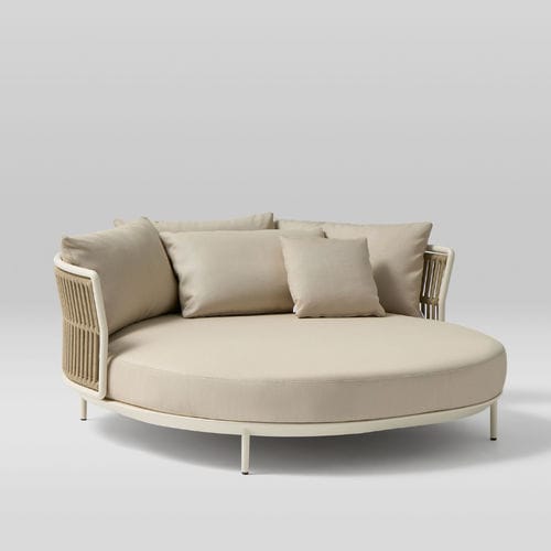 Chaise longue contemporaine - AMBA - POINT - en corde / en mousse de polyuréthane / en corde
