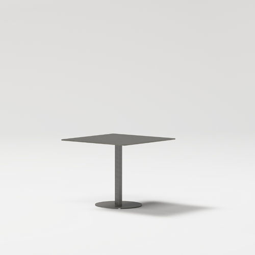 Table basse contemporaine - LIS - POINT - en aluminium peint / en porcelaine / en teck