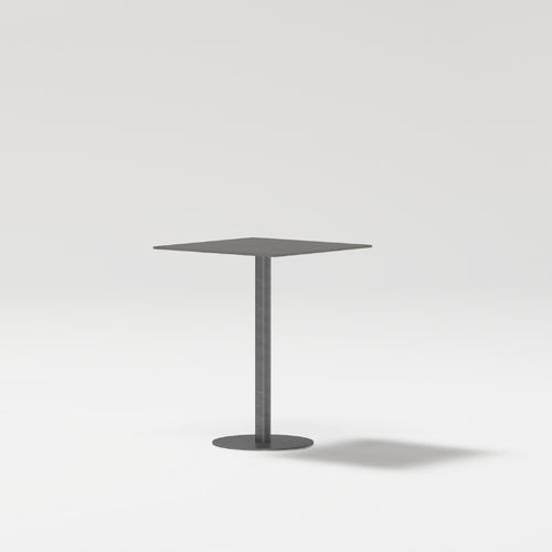 Table contemporaine - LIS - POINT - en aluminium peint / en porcelaine / en teck