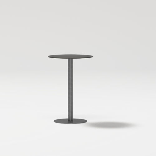 Table contemporaine - LIS - POINT - en aluminium peint / en porcelaine / en teck