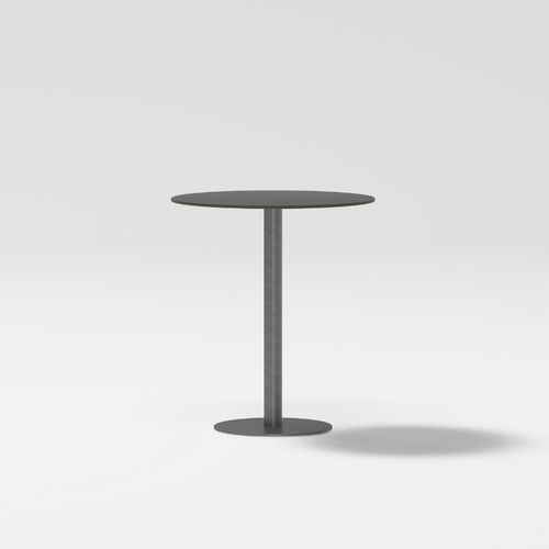 Table contemporaine - LIS - POINT - en aluminium peint / en porcelaine / en teck