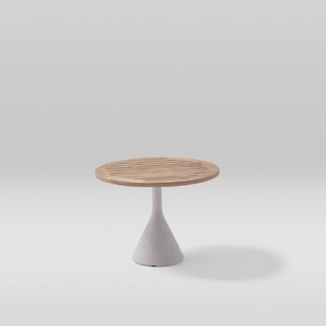Table basse contemporaine - NECK - POINT - en aluminium peint / en porcelaine / en béton