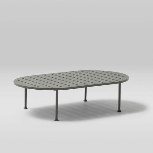 Table contemporaine - CURIO - POINT - en aluminium / en aluminium peint / en aluminium thermolaqué
