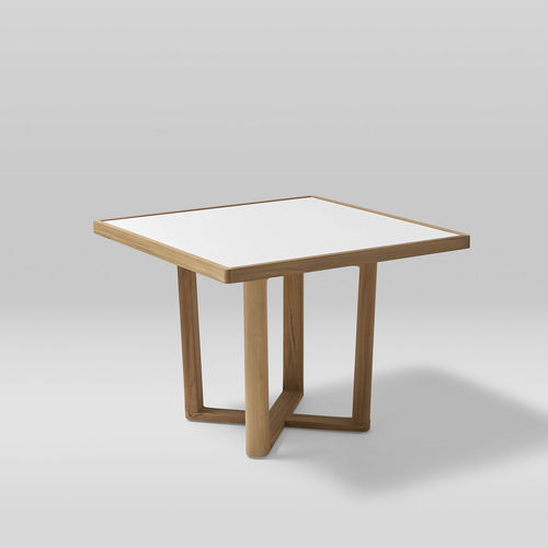 Table à manger contemporaine - HERITAGE - POINT - en bois / bois / en teck