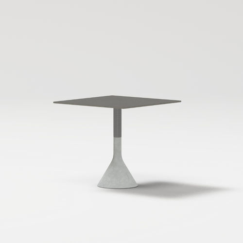 Table contemporaine - NECK - POINT - en aluminium peint / en aluminium thermolaqué / en porcelaine