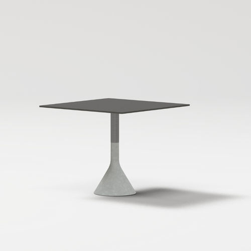 Table contemporaine - NECK - POINT - en aluminium peint / en aluminium thermolaqué / en porcelaine