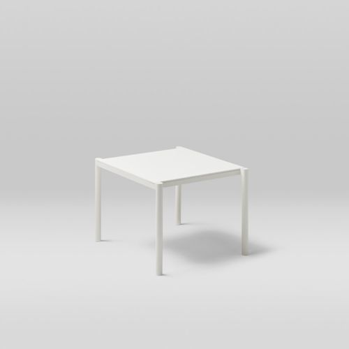 Table contemporaine - ORIGIN - POINT - en aluminium / en aluminium peint / en bois