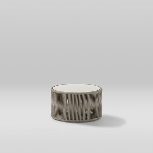 Table basse contemporaine - WEAVE - POINT - en polyester / en aluminium / aluminium