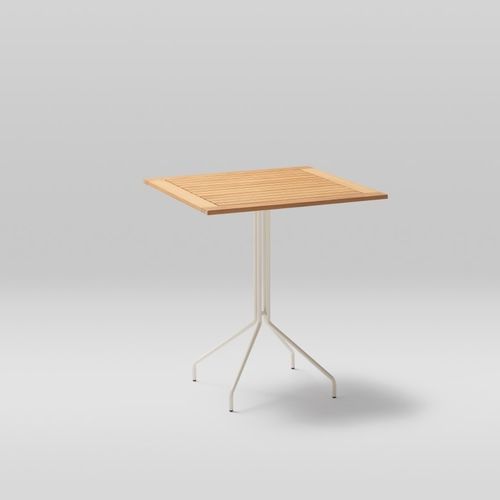Table basse contemporaine - WEAVE - POINT - en aluminium / en aluminium peint / en bois