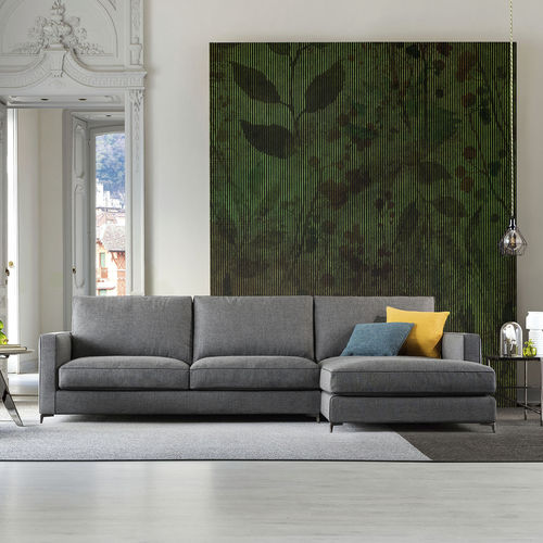 Canapé modulable - JIMMY  - BERTO - contemporain / en tissu / en simili cuir
