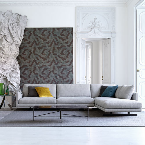 Canapé modulable - DEE DEE - BERTO - contemporain / en tissu / en cuir