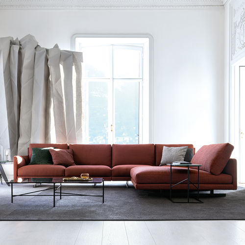 Canapé modulable - DEE DEE - BERTO - contemporain / en tissu / en cuir