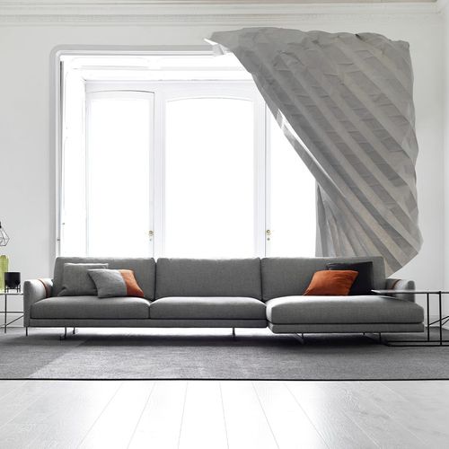 Canapé modulable - DEE DEE - BERTO - contemporain / en tissu / en cuir