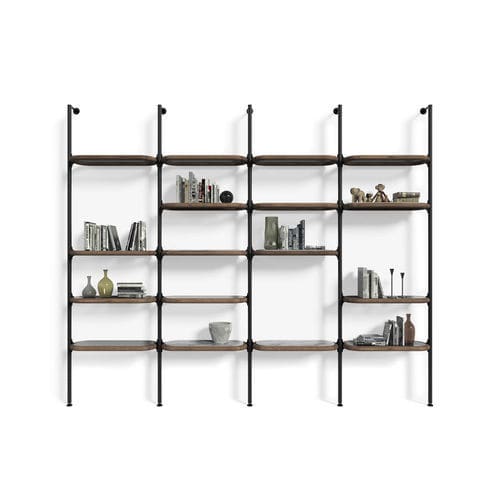 Bibliothèque modulable - IAN - BERTO - haute / sol plafond / contemporaine