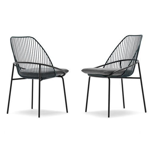 Chaise contemporaine - JACKIE - BERTO - de jardin / de terrasse / en tissu