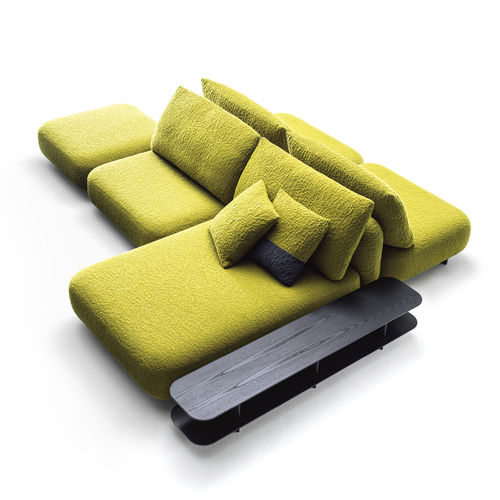 Canapé modulable - IGGY - BERTO - contemporain / en tissu / en cuir