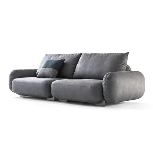 Canapé modulable - IGGY - BERTO - contemporain / en cuir / avec accoudoirs