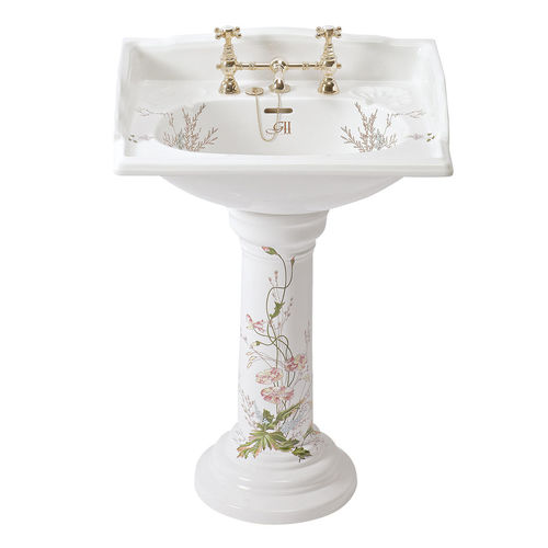 Vasque sur pied - GRDN2000/GRDN2001/GRDN2002/GRDN2003 - GENTRY HOME - en porcelaine / rectangulaire / classique