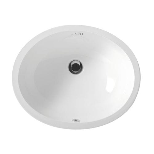 Vasque à encastrer - 2010 - GENTRY HOME - en porcelaine / ovale / classique