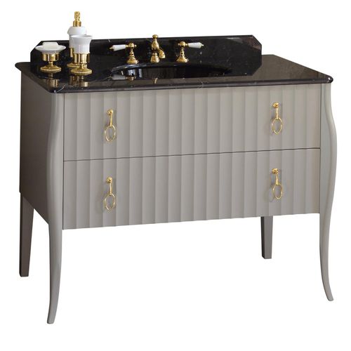 Meuble vasque à poser - CHARLOTTE - GENTRY HOME - en marbre / classique / avec tiroirs