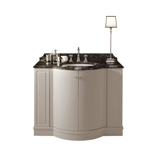 Meuble vasque à poser - BOSTON 100 - GENTRY HOME - en marbre / classique / avec étagère intégrée