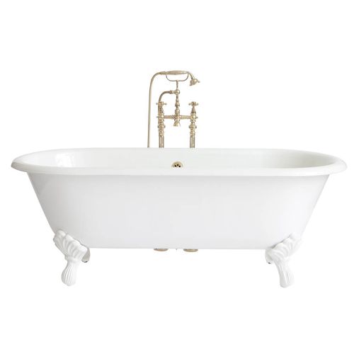 Baignoire ovale - VIOLET - GENTRY HOME - sur pieds / en fonte / blanche