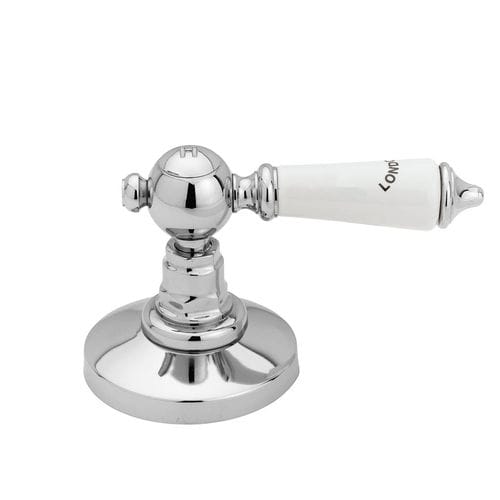 Robinet d'arrêt de douche - 8370/8371 SERIES - GENTRY HOME - en métal chromé / de salle de bain / 1 trou