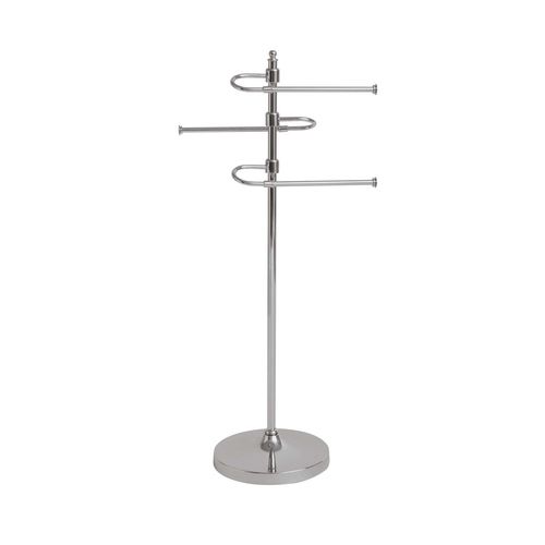 Porte-serviettes 3 barres - TREVOR - GENTRY HOME - sur pied / en métal chromé