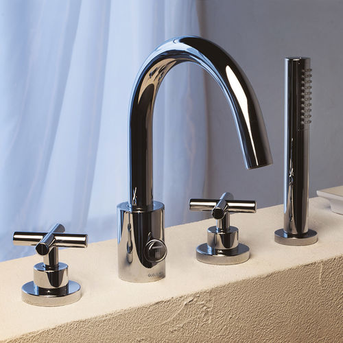 Mélangeur pour baignoire - VERA : FAPU58025 - GUGLIELMI - à poser / en métal chromé / de salle de bain