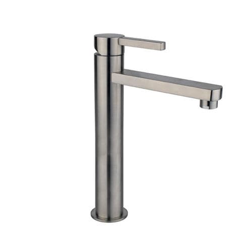 Mitigeur de vasque - QR STEEL NOVO : FBSN90504 - GUGLIELMI - à poser / en inox / 1 trou