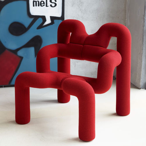 Fauteuil design original - EKSTREM™ - VARIER - en tissu / en mousse / en acier
