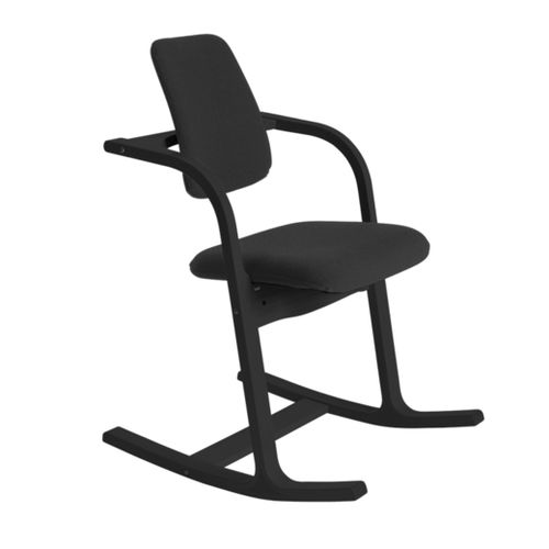 Chaise de travail en tissu - ACTULUM™ - VARIER - tapissée / à bascule