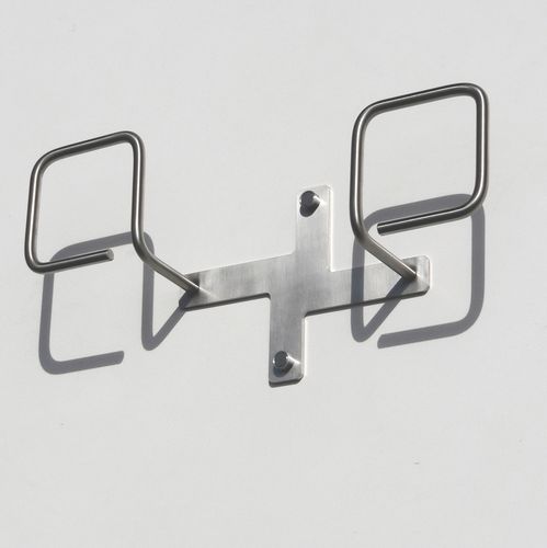 Porte-manteau mural - DIRECTIONS 2 - INSILVIS - contemporain / en acier inoxydable / professionnel
