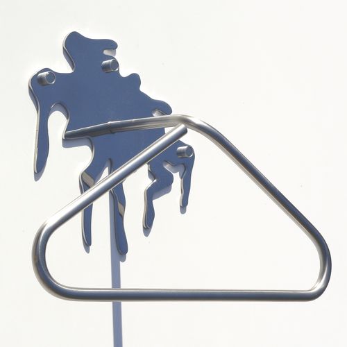 Valet de nuit mural - LIQUID METAL - INSILVIS - en métal / contemporain