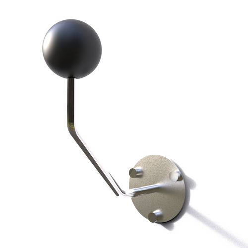 Support de casque en acier inoxydable - SPHERICAL 2 - INSILVIS - en thermoplastique / mural