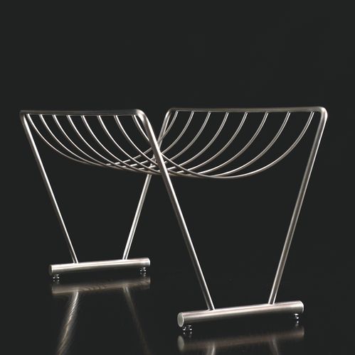 Porte-revues contemporain - RAY 8 - INSILVIS - pour le tertiaire / en acier