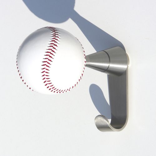 Porte-manteau mural - BASEBALL + - INSILVIS - contemporain / en acier inoxydable