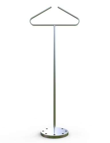 Valet de nuit au sol - UNICUM 1 - INSILVIS - en acier inoxydable / en marbre / contemporain