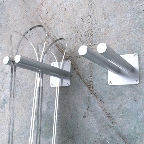 Porte-skis mural - BLACK SLOPE 2 - INSILVIS