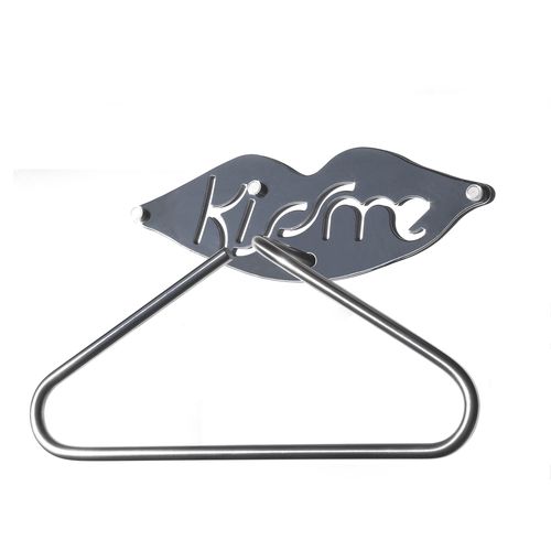 Porte-manteau mural - KISSME Carving - INSILVIS - contemporain / en acier inoxydable