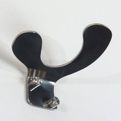 Porte-manteau mural - PLASMA 2 - INSILVIS - contemporain / en acier inoxydable
