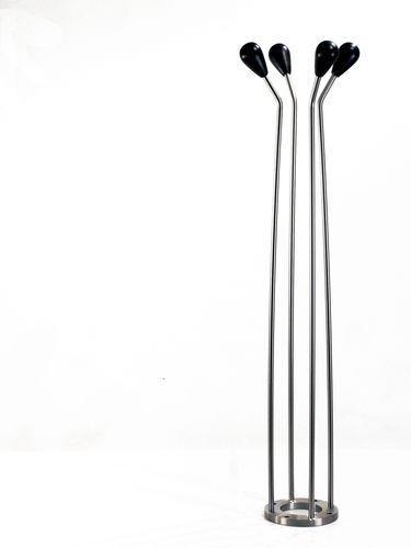Porte-manteau sur pied - STEELFLOWER - INSILVIS - contemporain / en acier inoxydable