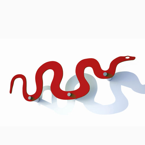 Porte-manteau mural - SNAKE - INSILVIS - contemporain / en acier inoxydable