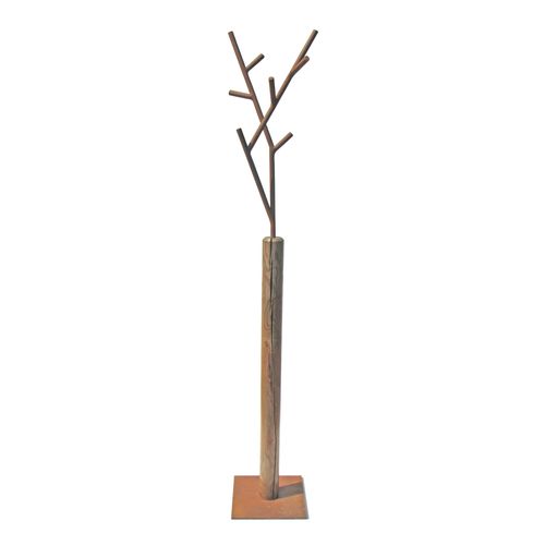 Porte-manteau sur pied - WINTER W 1 - INSILVIS - contemporain / en acier peint / en bois massif