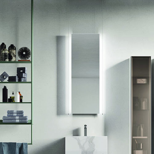 Miroir de salle de bain mural - START GATE - ARDECO - contemporain / rectangulaire / lumineux