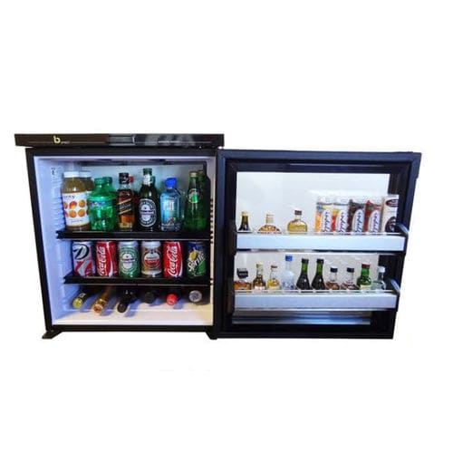 Minibar vitré - C46 - BARTECH - avec porte battante / pour hôtel