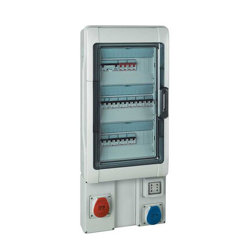 Coffret électrique mural - COUPLED - Bticino - industriel / équipé / avec porte